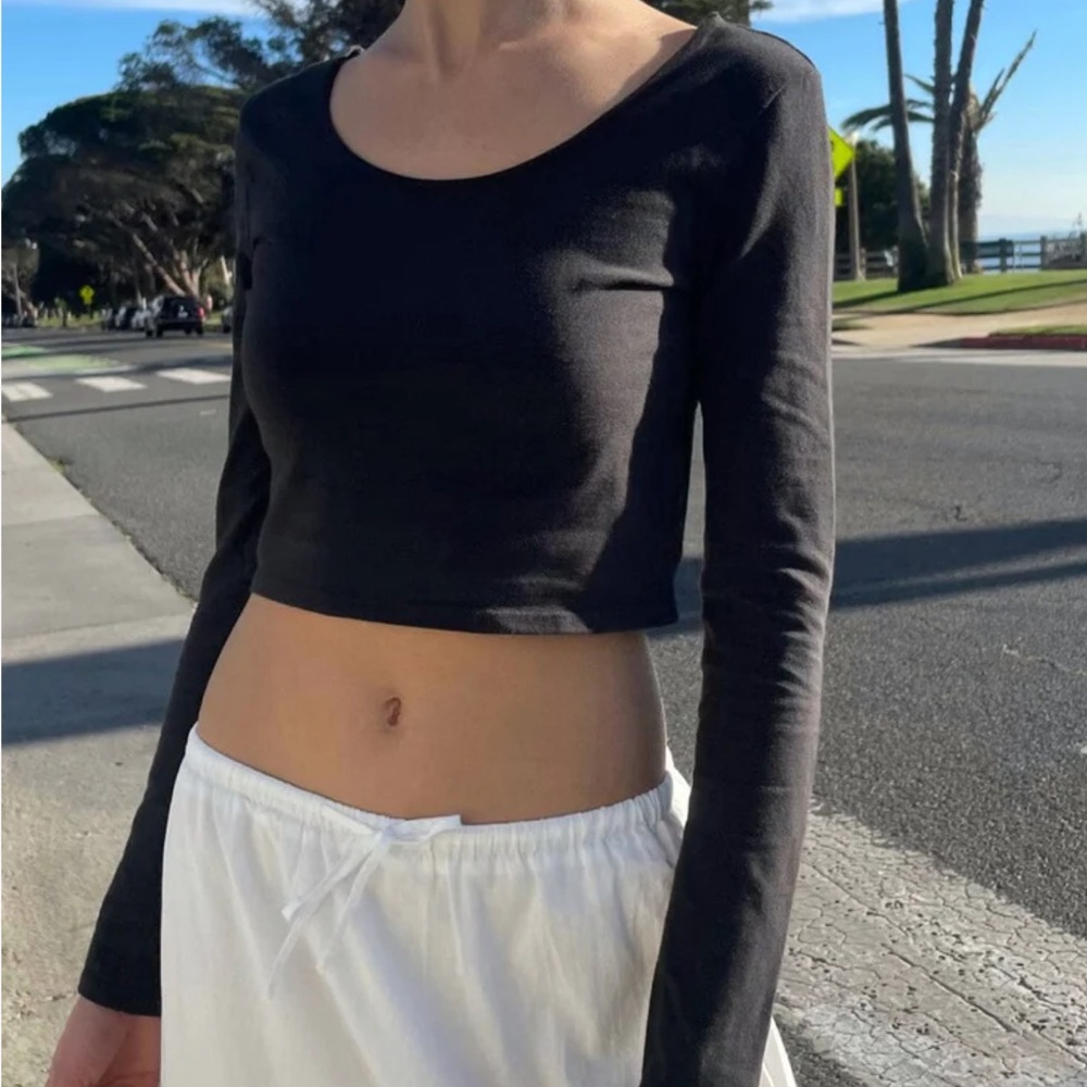 Brandy Melville Black Jillian Top
